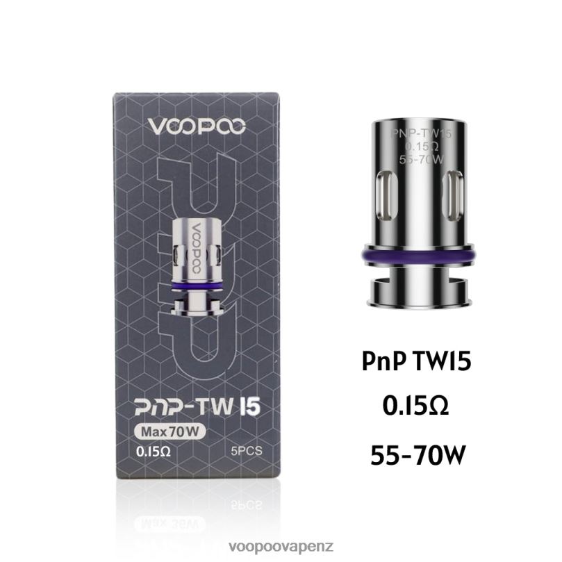 VOOPOO PNP Coils (5Pcs) PnP-TW15 - VOOPOO vape pod T8J6V601