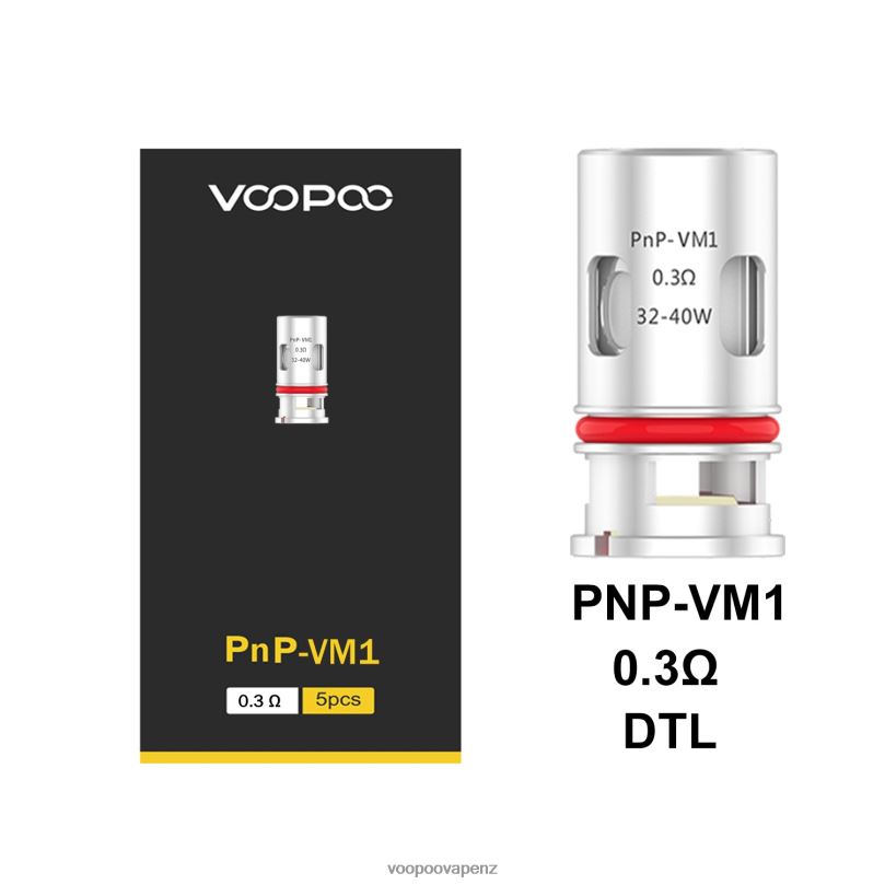 VOOPOO PNP Coils (5Pcs) PnP-VM1 - VOOPOO vinci NZ T8J6V596
