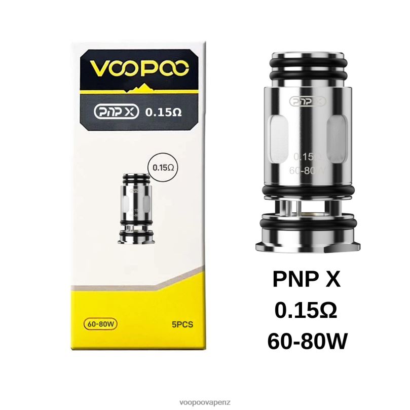 VOOPOO PNP Coils (5Pcs) PnP X 0.15 ohm - VOOPOO drag NZ T8J6V605