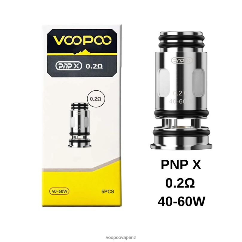 VOOPOO PNP Coils (5Pcs) PnP X 0.2 ohm - VOOPOO vinci NZ T8J6V606