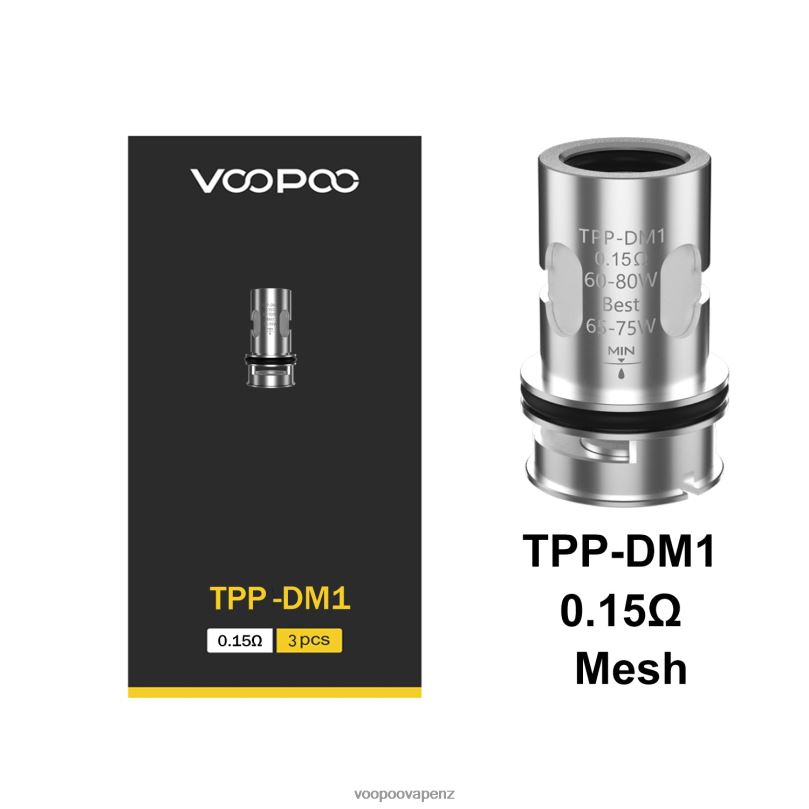 VOOPOO TPP Coils (3Pcs) TPP-DM1 - VOOPOO drag NZ T8J6V585