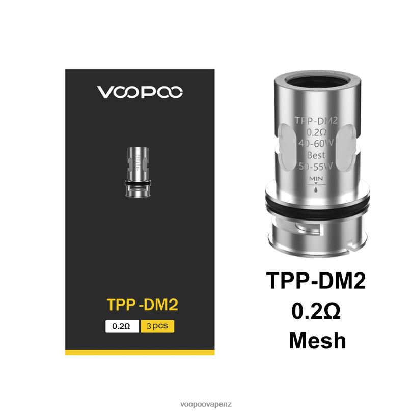 VOOPOO TPP Coils (3Pcs) TPP-DM2 - VOOPOO vape coil T8J6V609