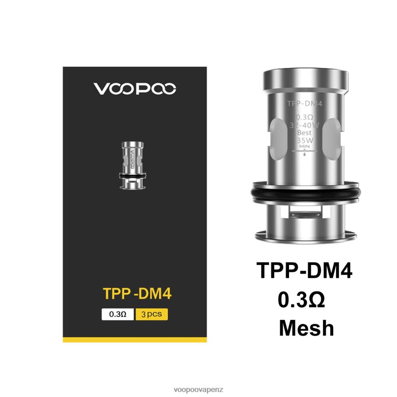VOOPOO TPP Coils (3Pcs) TPP-DM4 - VOOPOO vape pod T8J6V611