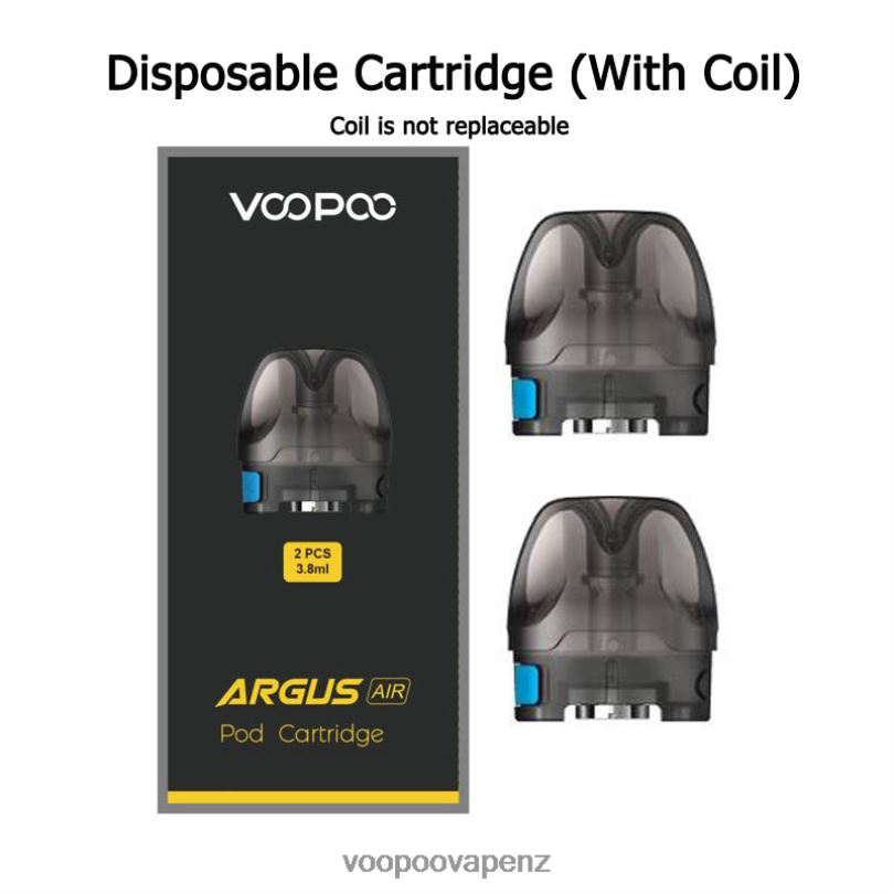 VOOPOO ARGUS AIR Pod Cartridge (2Pcs) Pod with 0.8 ohm coil - VOOPOO drag NZ T8J6V535