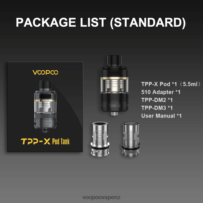 VOOPOO TPP X Pod Tank Rainbow - VOOPOO vape NZ T8J6V514