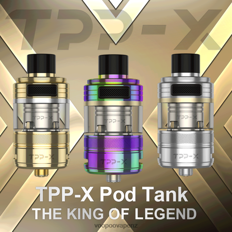 VOOPOO TPP X Pod Tank Rainbow - VOOPOO vape NZ T8J6V514