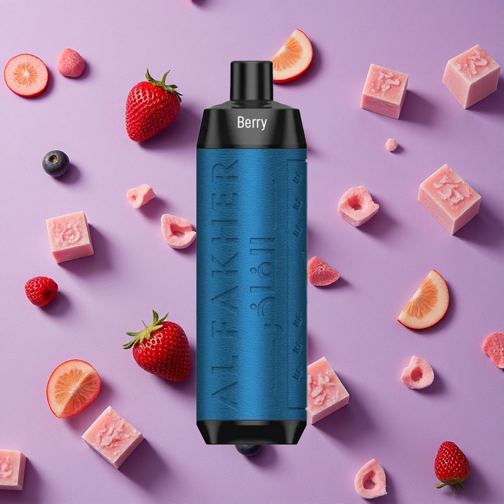 Berry Ice Al Fakher Crown Bar 8000 Disposable Vape with 18ml e-Liquid & USB Type-C Charging for New Zealand Wholesalers