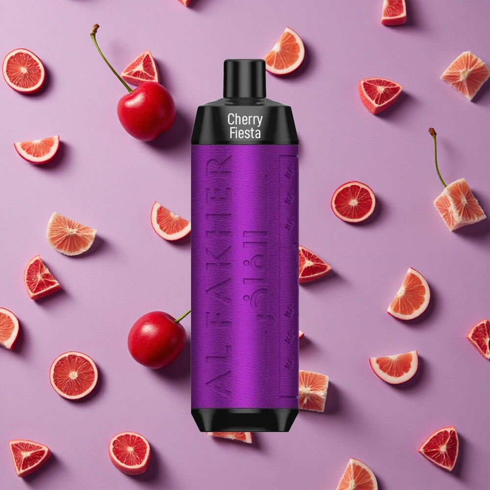 Cherry Fiesta Al Fakher Crown Bar 8000 Crystal Disposable Vape 18ml USB Type-C New Zealand wholesalers