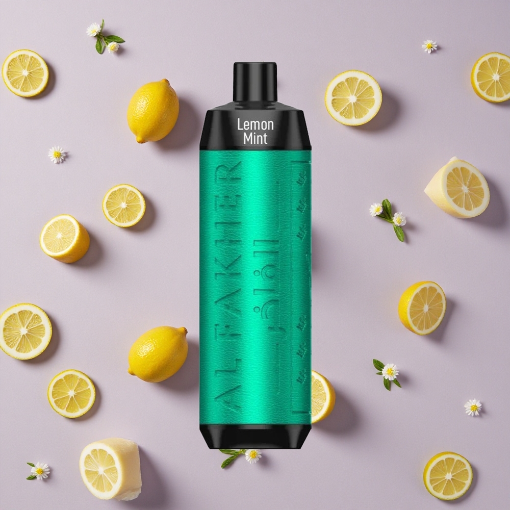 Lemon Mint Al Fakher Crown Bar 8000 Puffs 18ml e-Liquid New Zealand wholesalers
