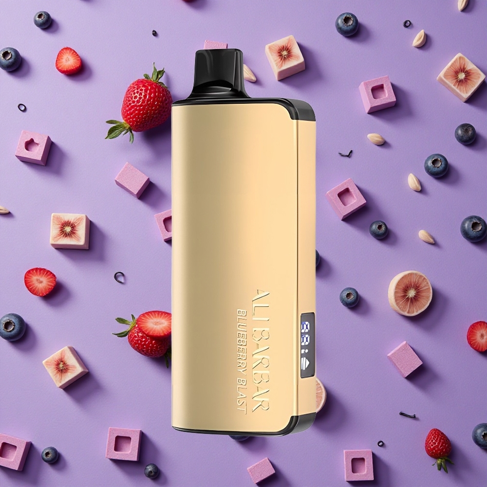 Blueberry Blast Alibarbar Ingot 9000 Puffs 22ml E-liquid New Zealand wholesalers