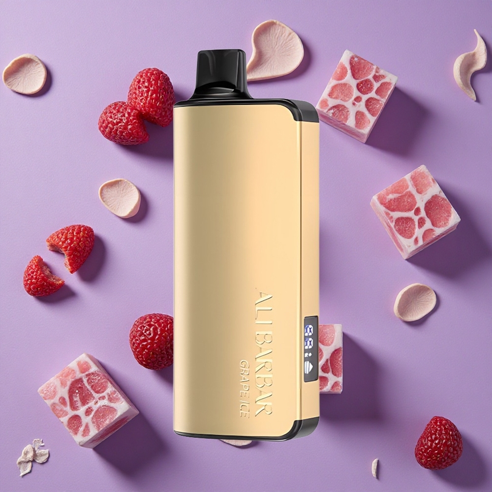 Grape Ice Alibarbar Ingot 9000 Puffs 2350mAh New Zealand wholesalers