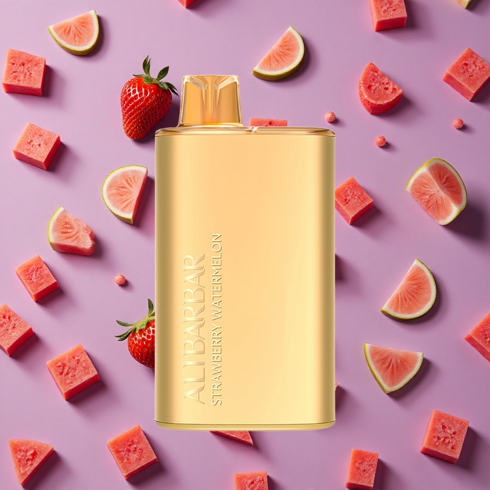 Strawberry Watermelon Alibarbar Rich 8000 Puffs 20ml New Zealand wholesalers