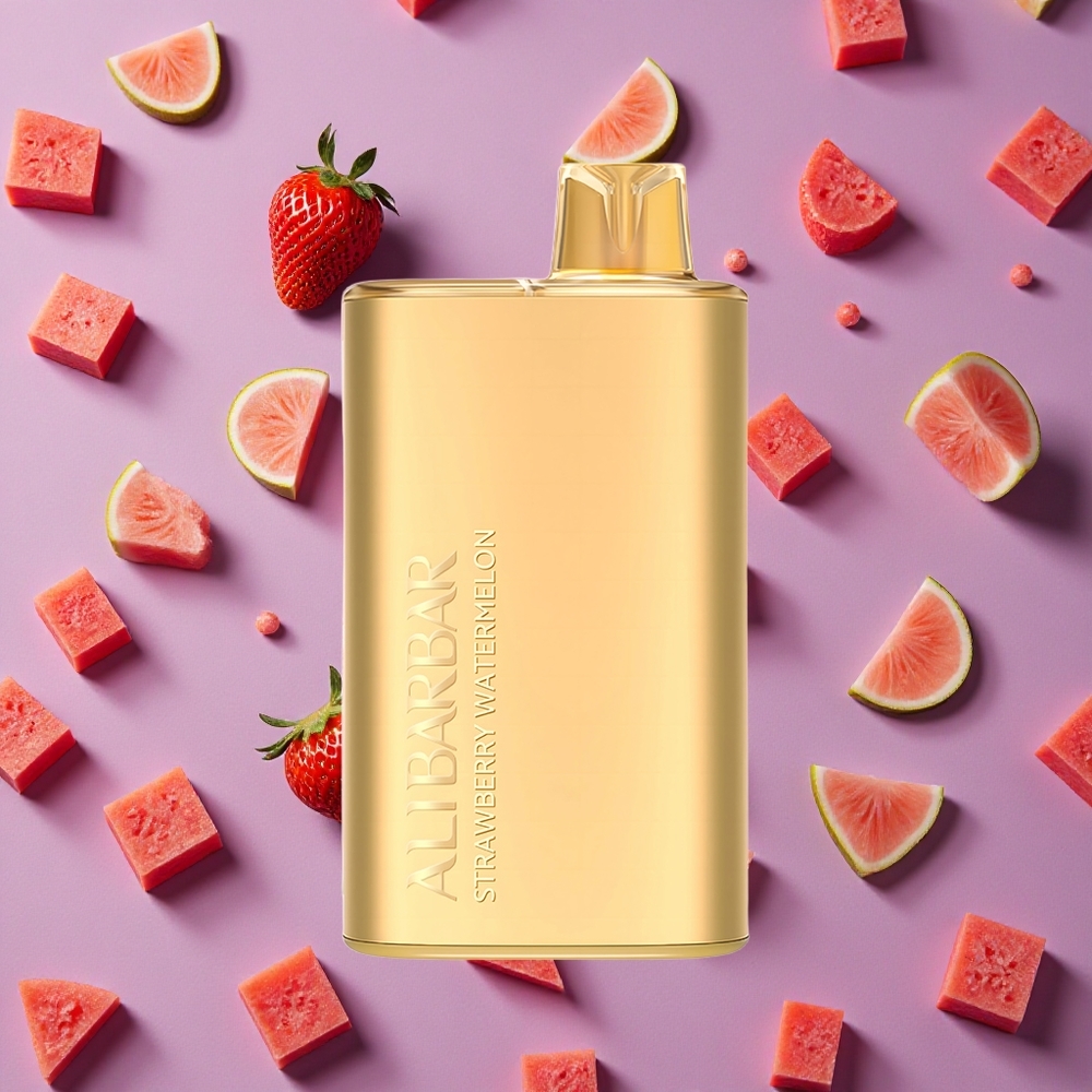 Strawberry Watermelon Alibarbar Rich 8000 Puffs 20ml New Zealand wholesalers