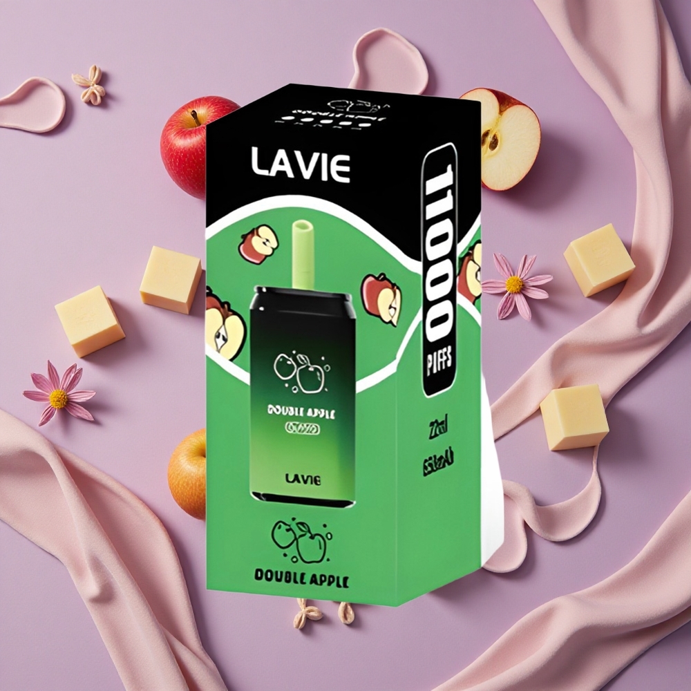 Double Apple LAVIE Aurora 11000 Puffs 22ML Type C New Zealand wholesalers