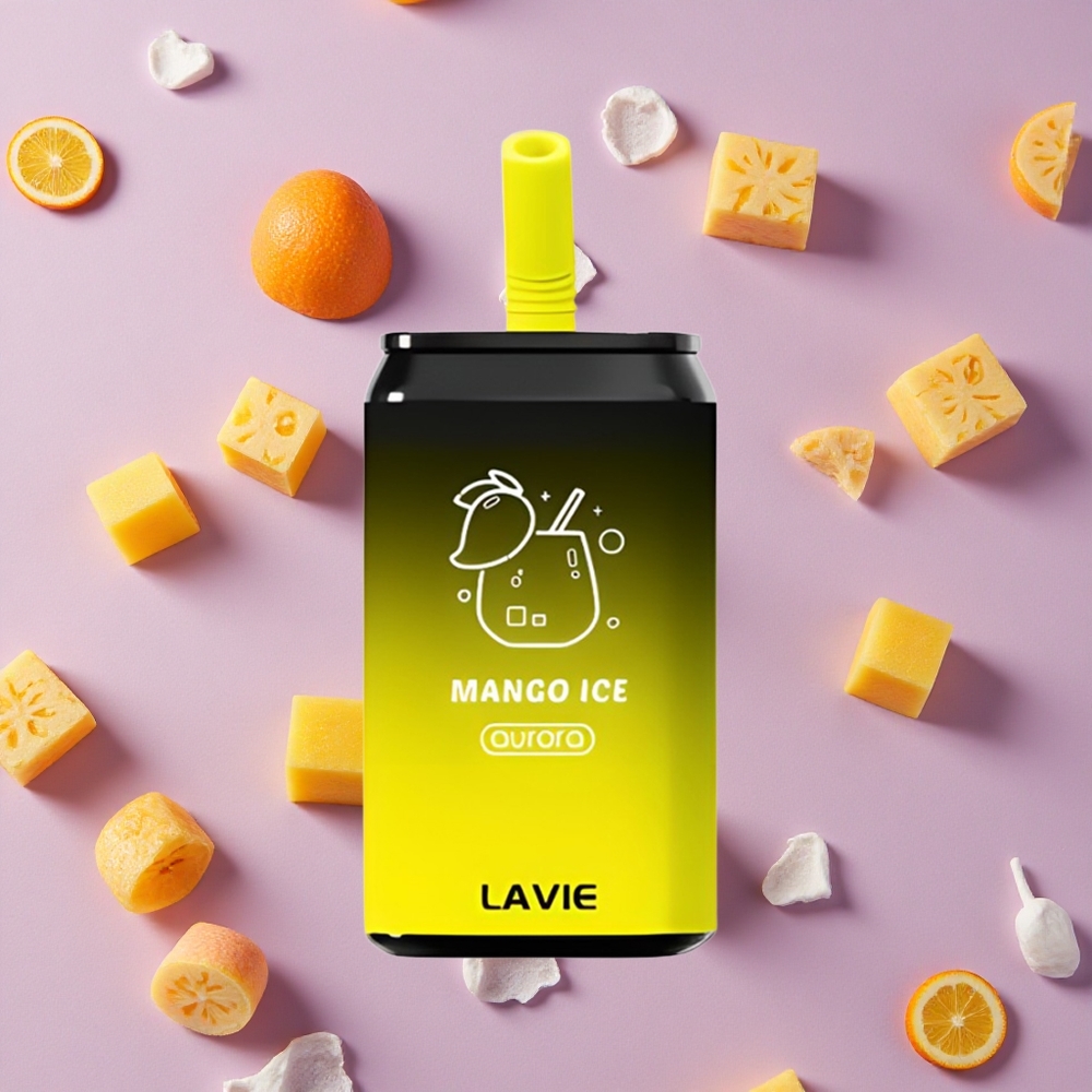 Mango Ice LAVIE Aurora 11000 Puffs Rechargeable Type C New Zealand wholesalers