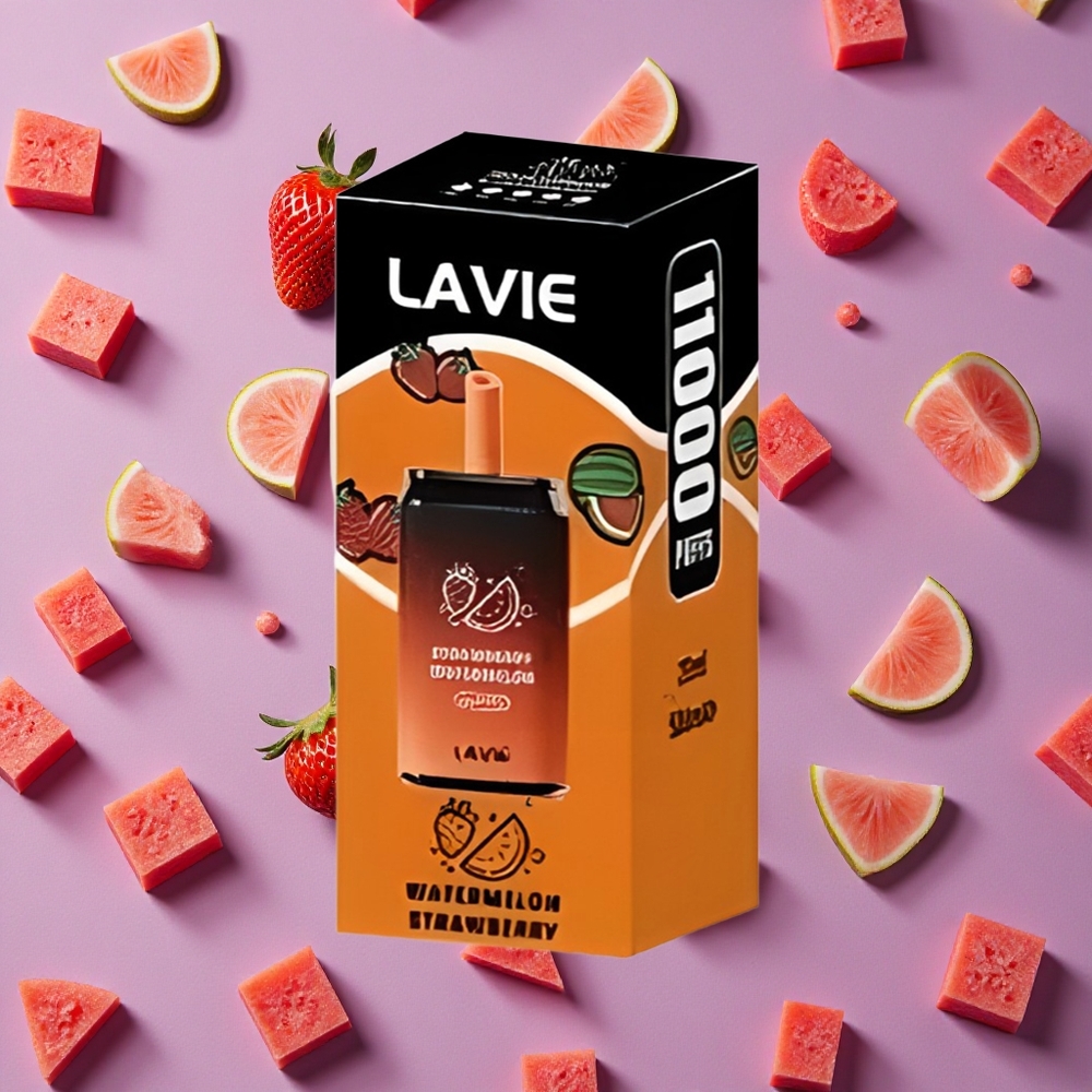Strawberry Watermelon LAVIE Aurora 11000 Puffs 22ML New Zealand wholesalers