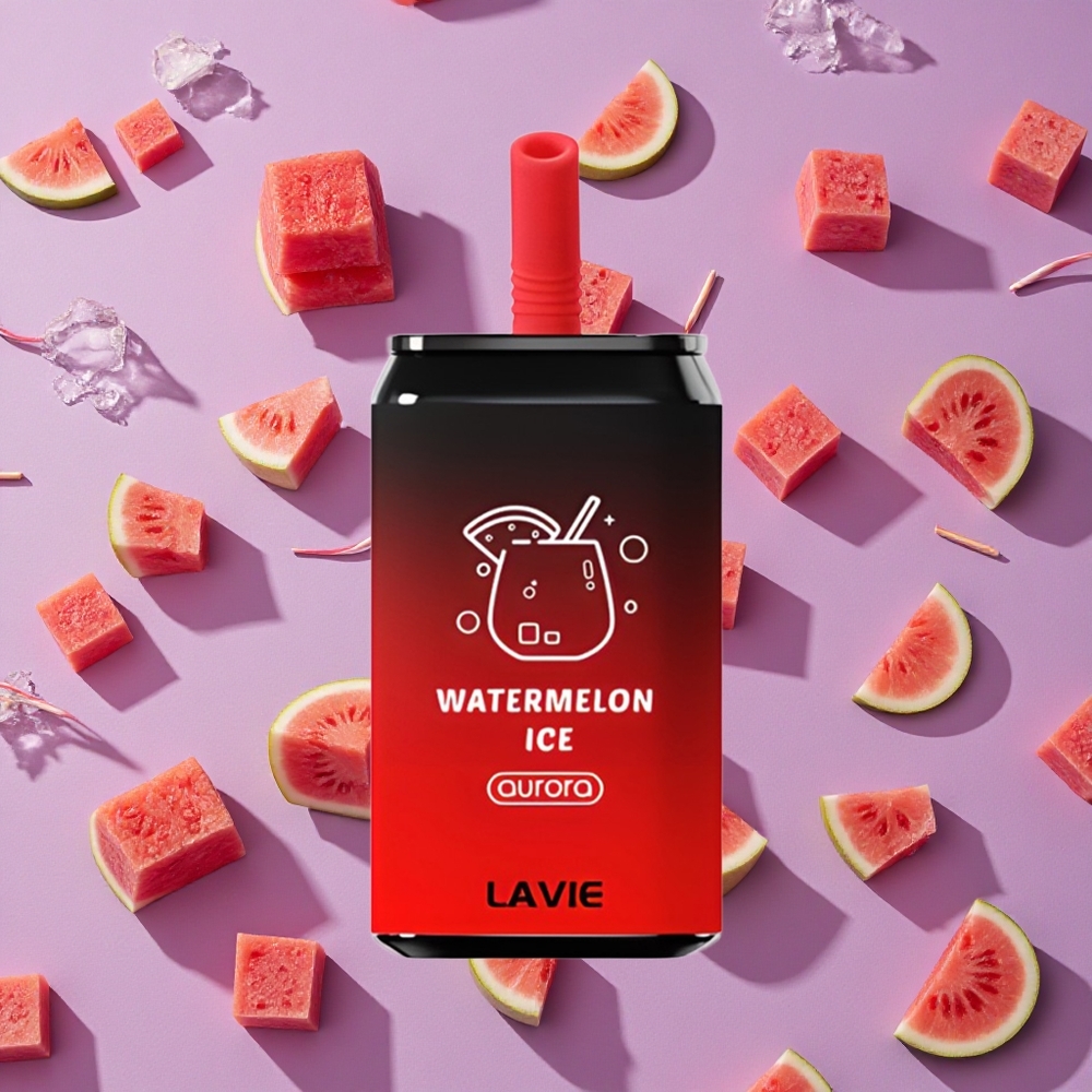 Watermelon Ice LAVIE Aurora 11000 Puffs 22ML Type C New Zealand wholesalers