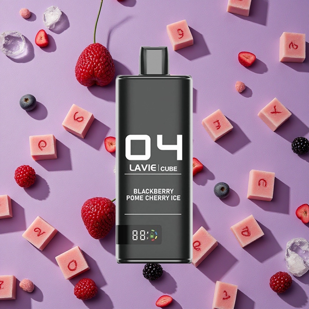 Blackberry Pome Cherry Ice Lavie Cube 20000 Puffs 28ML New Zealand wholesalers