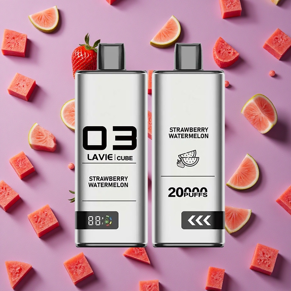 Strawberry Watermelon Lavie Cube 20000 Puffs Disposable Vape with Type C Charging New Zealand wholesalers