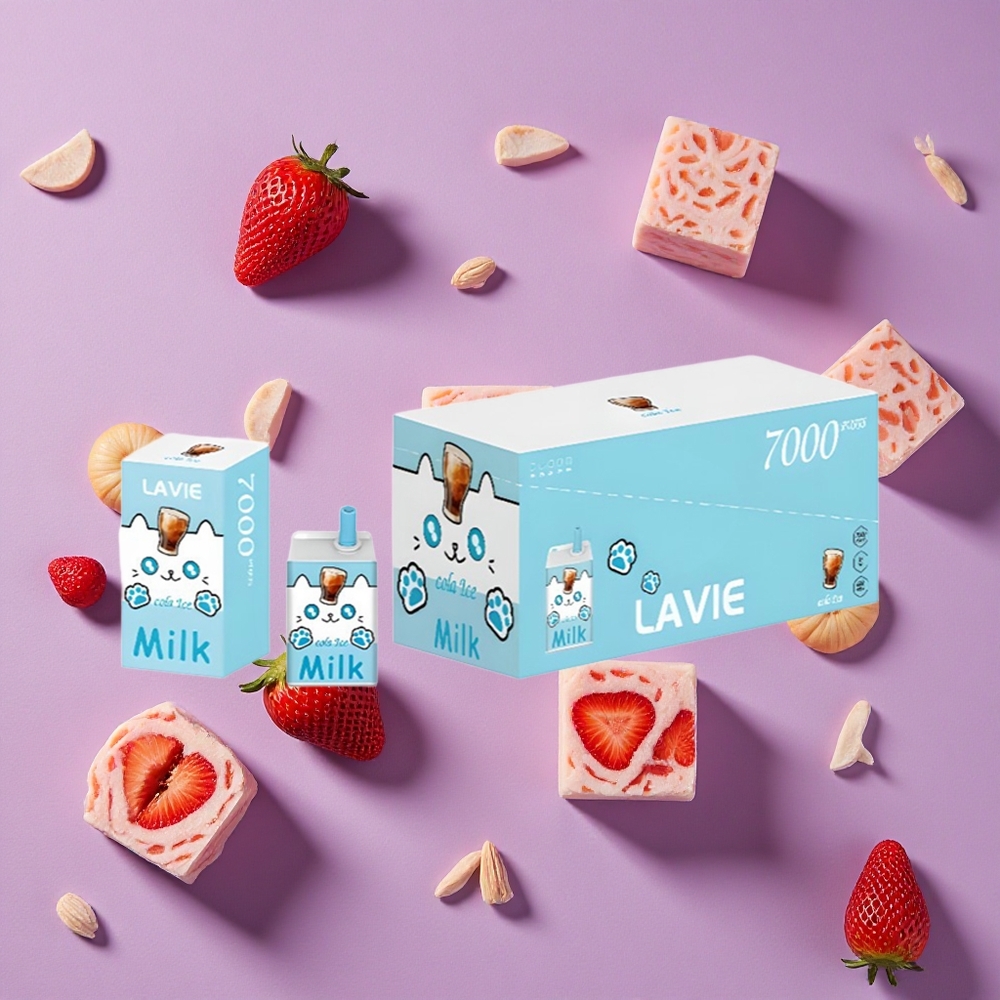 Cola Ice LAVIE Milk 7000 Puffs Disposable Vape 16ML New Zealand wholesalers