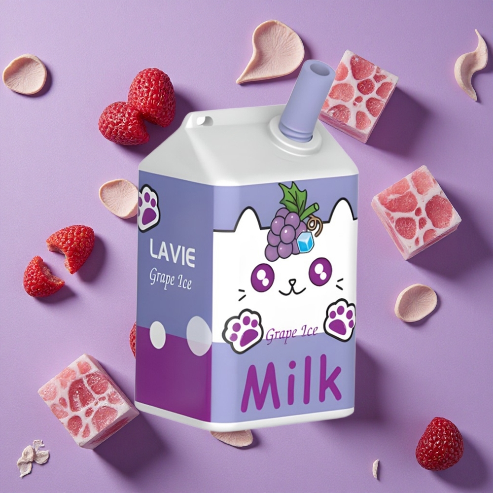 Grape Ice LAVIE Milk 7000 Puffs 16ML Type C New Zealand wholesalers