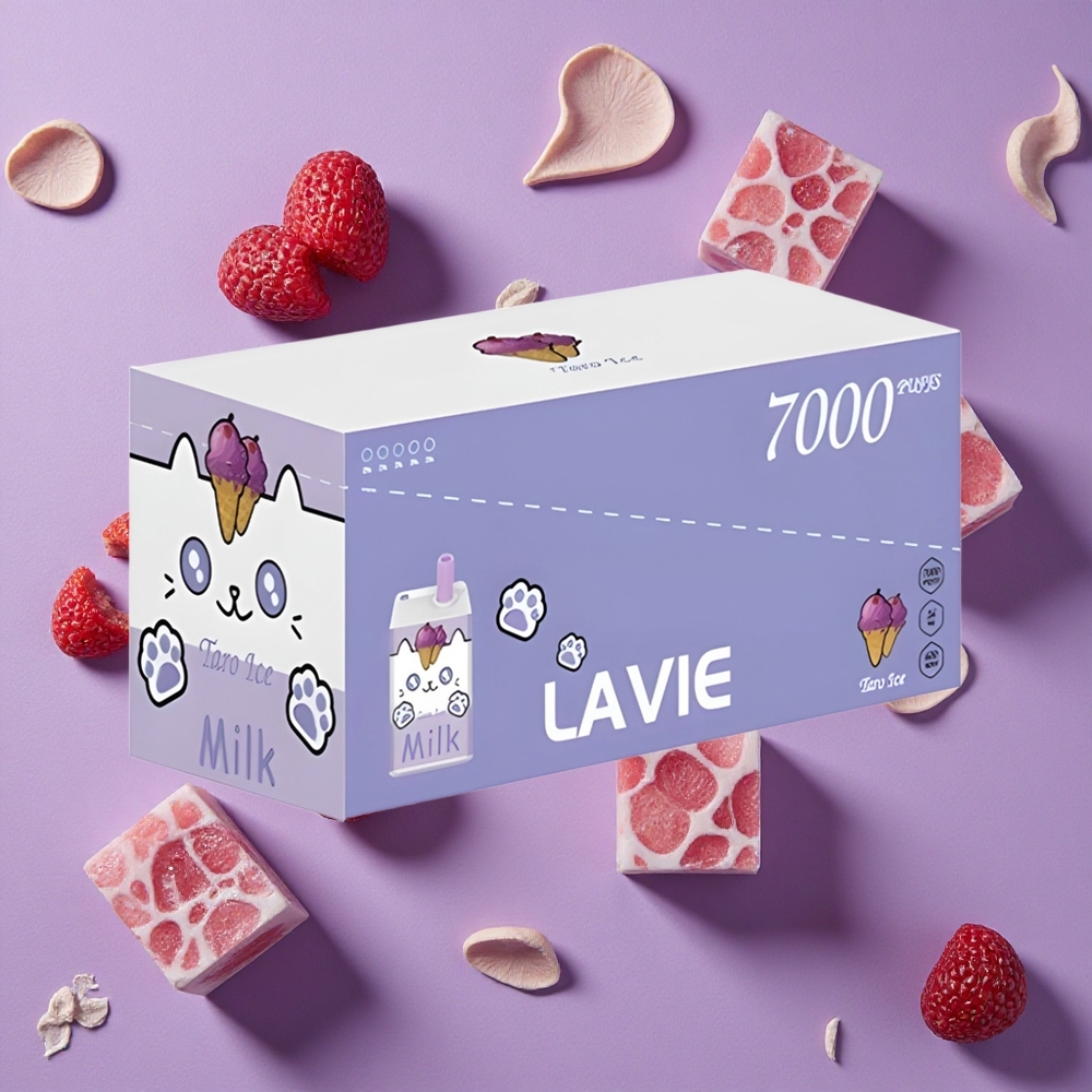 Grape Ice LAVIE Milk 7000 Puffs 16ML Type C New Zealand wholesalers
