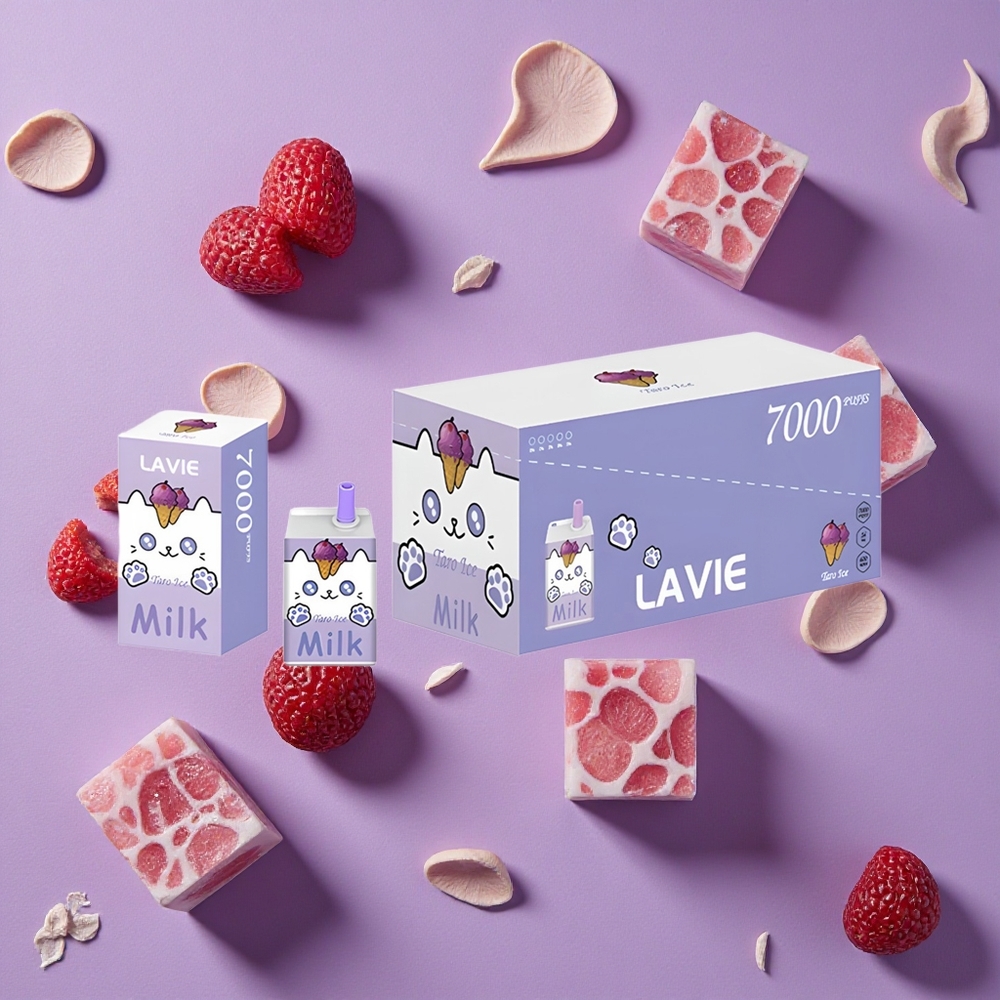 Grape Ice LAVIE Milk 7000 Puffs 16ML Type C New Zealand wholesalers