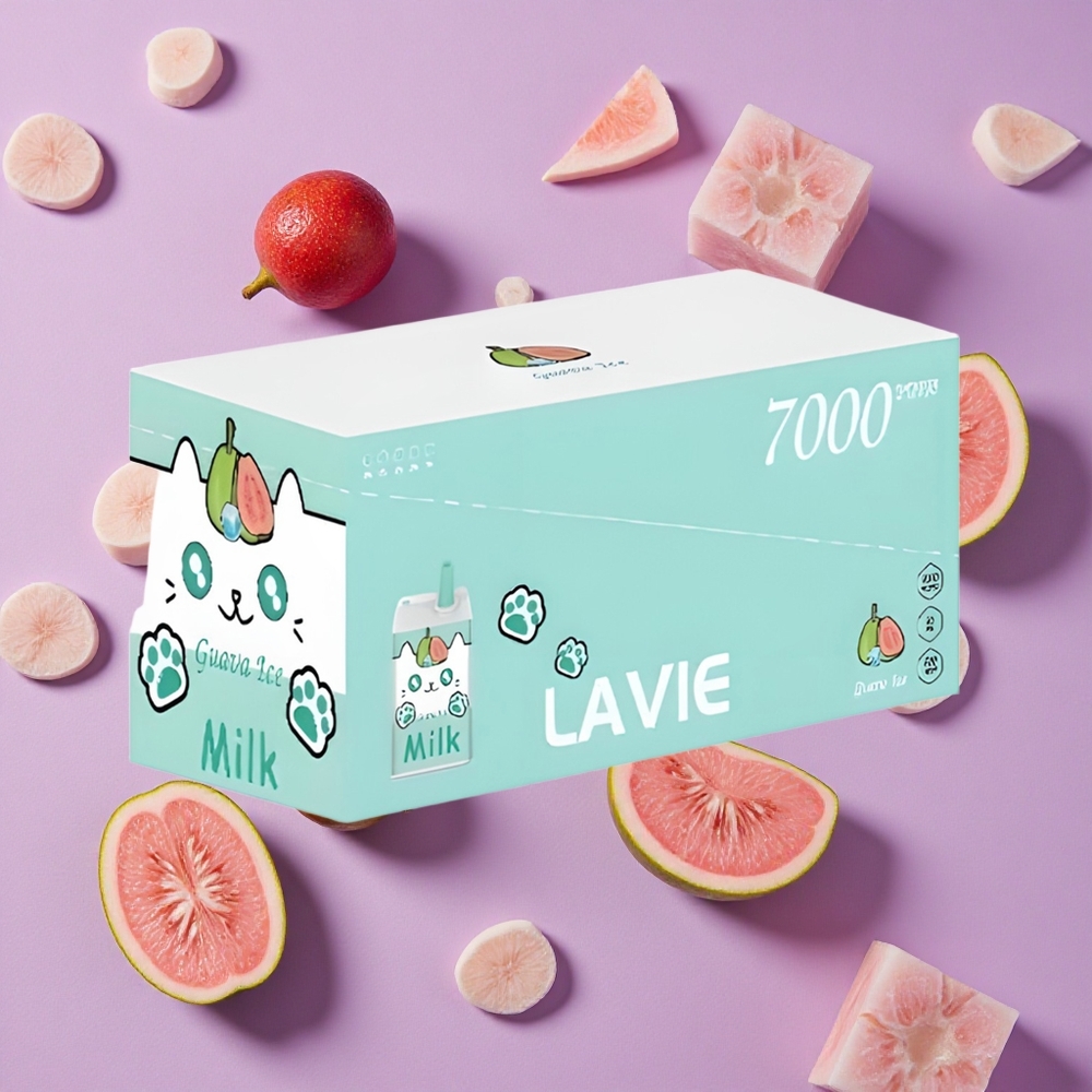 Guava Ice LAVIE Milk 7000 Puffs Disposable Vape 16ML New Zealand wholesalers
