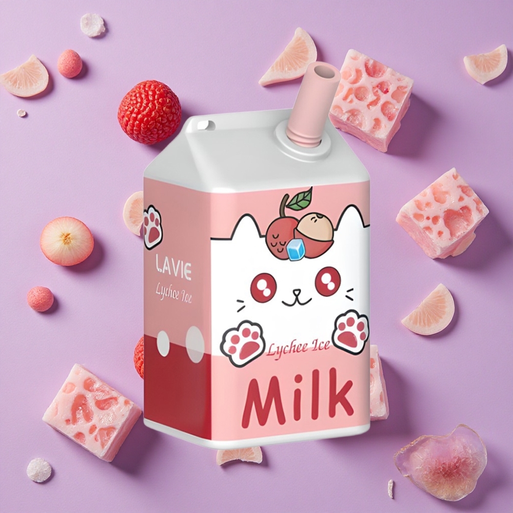 Lychee Ice Lavie Milk 7000 Puffs 16ML New Zealand wholesalers