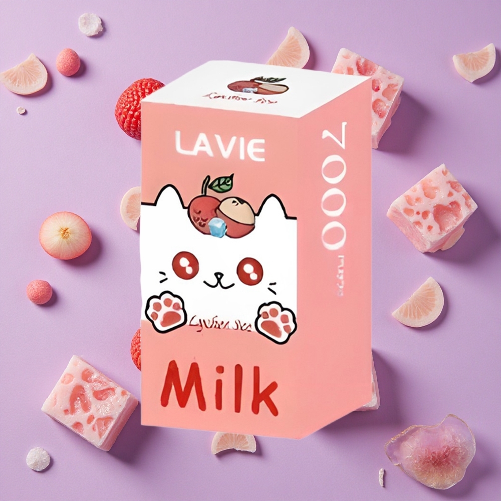Lychee Ice Lavie Milk 7000 Puffs 16ML New Zealand wholesalers