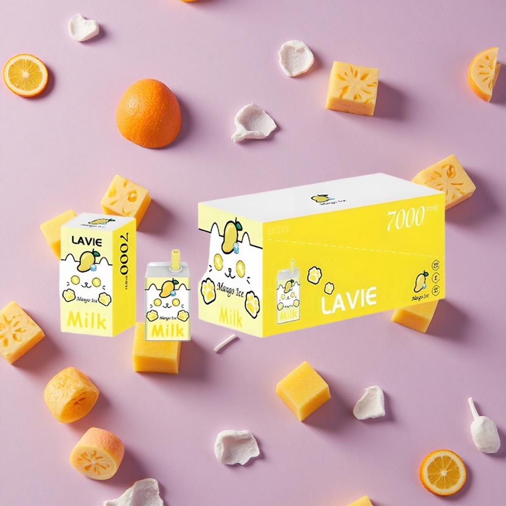 Mango Ice LAVIE Milk 7000 Puffs 16ML New Zealand wholesalers