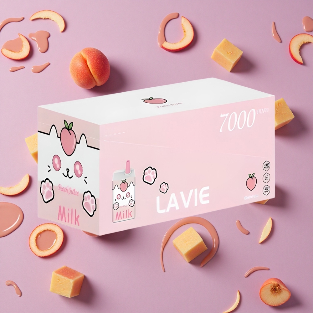Peach Juice Lavie Milk 7000 Puffs 16ML New Zealand wholesalers