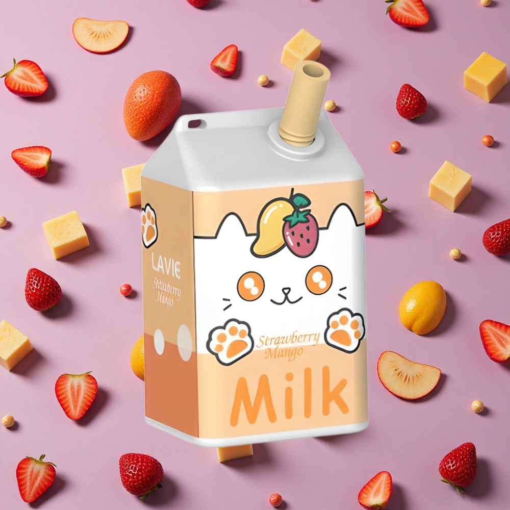 Strawberry Mango LAVIE Milk 7000 Puffs Disposable Vape 16ML New Zealand wholesalers