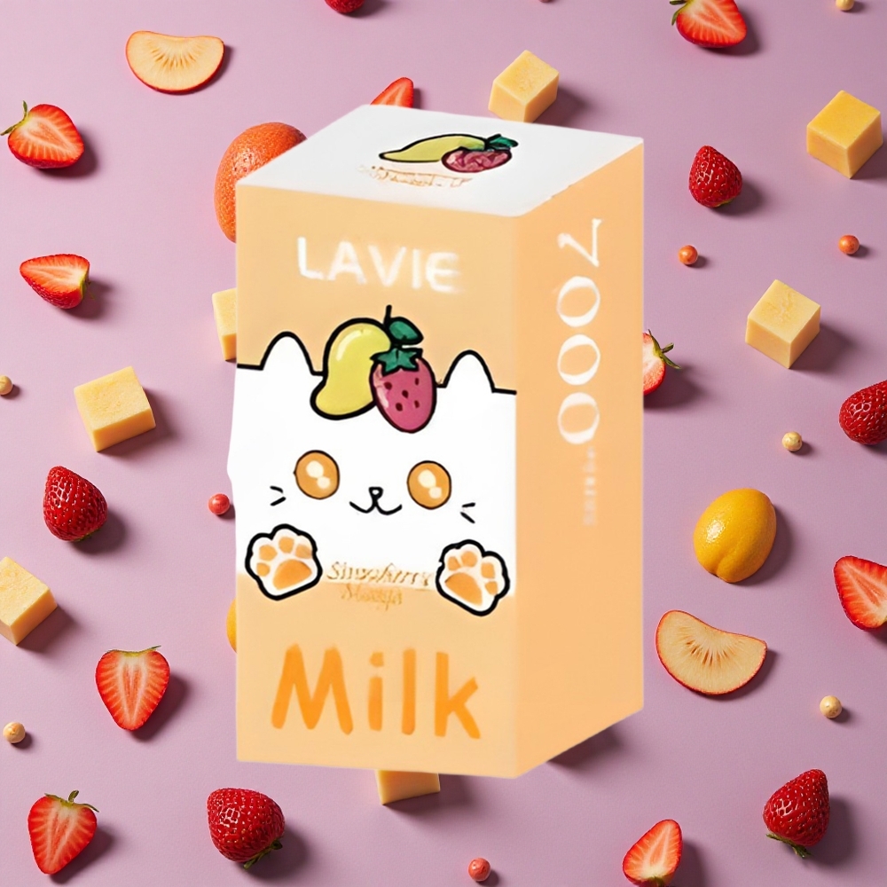Strawberry Mango LAVIE Milk 7000 Puffs Disposable Vape 16ML New Zealand wholesalers