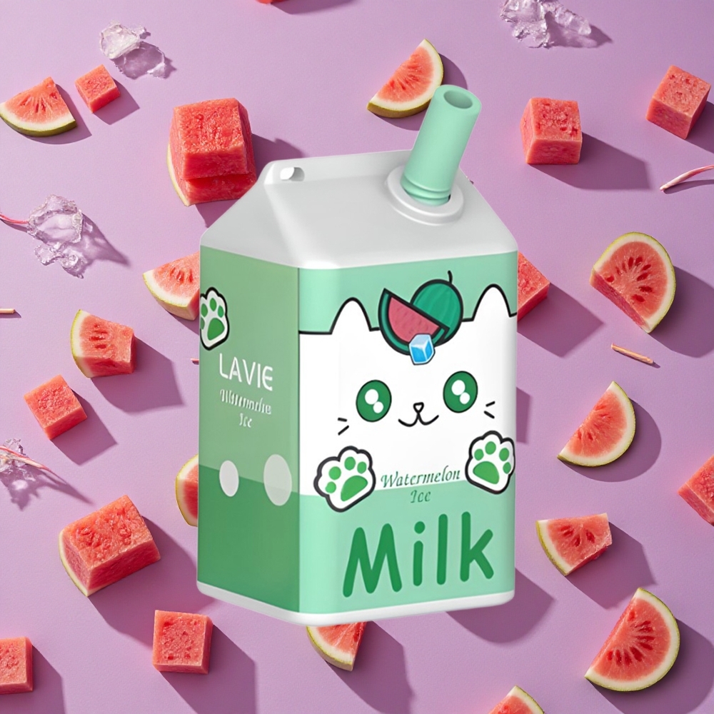 Watermelon Ice LAVIE Milk 7000 Puffs Disposable Vape 16ML New Zealand wholesalers