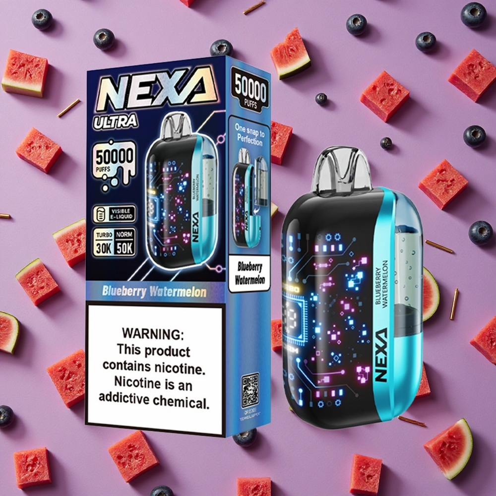 Blueberry Watermelon NEXA Ultra 50000 Puffs 20ml Prefilled New Zealand wholesalers