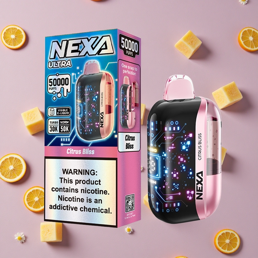 Citrus Bliss NEXA Ultra 50000 Puffs 20ml Prefilled New Zealand wholesalers