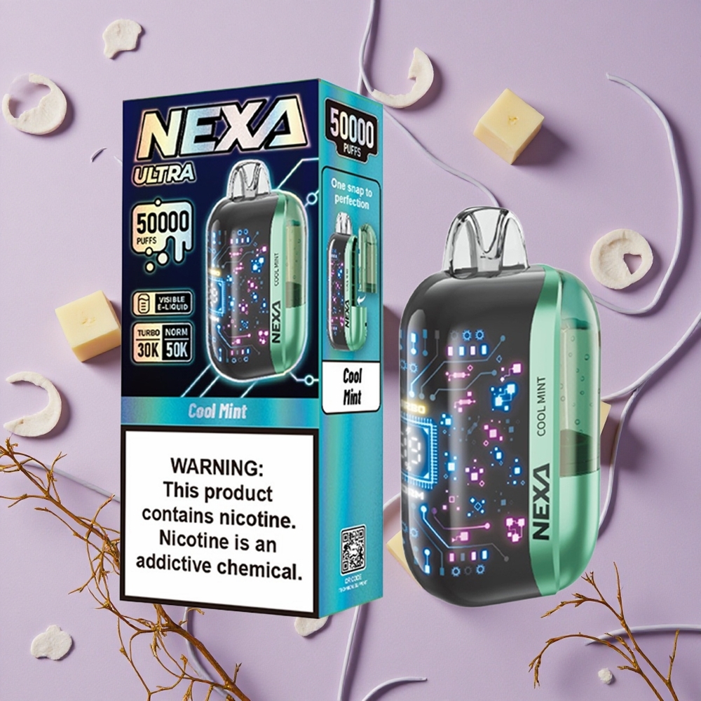 Cool Mint NEXA Ultra 50000 Puffs 20ml Prefilled New Zealand Wholesalers