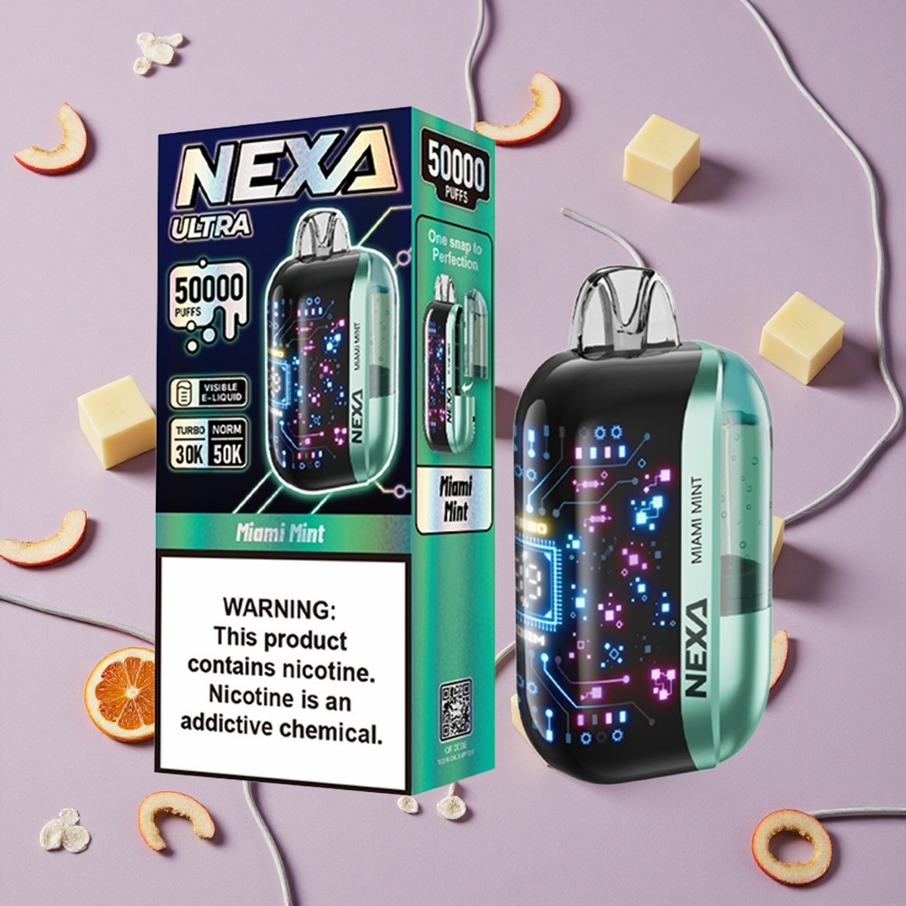 Miami Mint NEXA Ultra 50000 Puffs 20ml New Zealand wholesalers