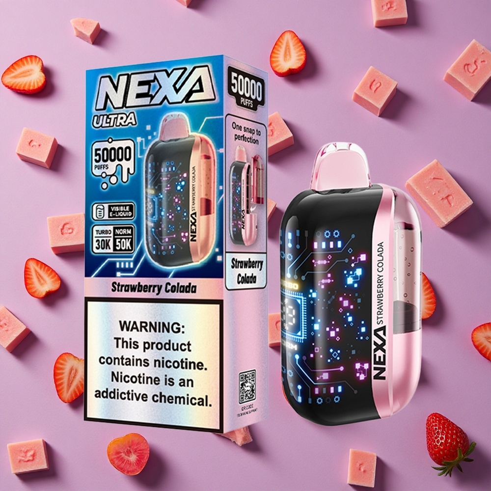 Strawberry Colada NEXA Ultra 50000 Puffs 20ml New Zealand wholesalers