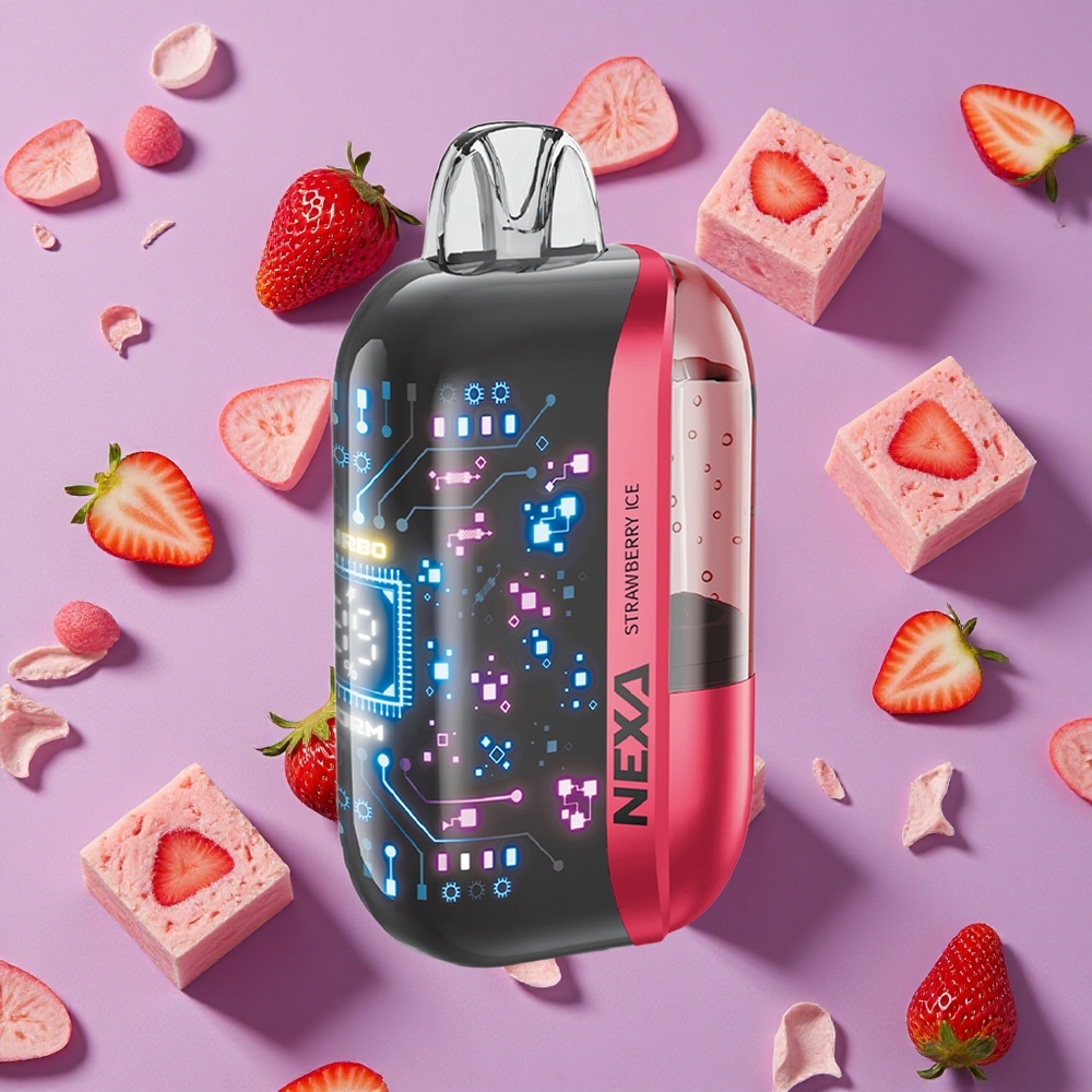 Strawberry Ice NEXA Ultra 50000 Puffs 5% Nicotine New Zealand wholesalers