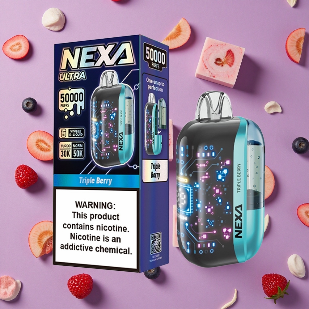Triple Berry NEXA Ultra 50000 Puffs 20ml New Zealand wholesalers