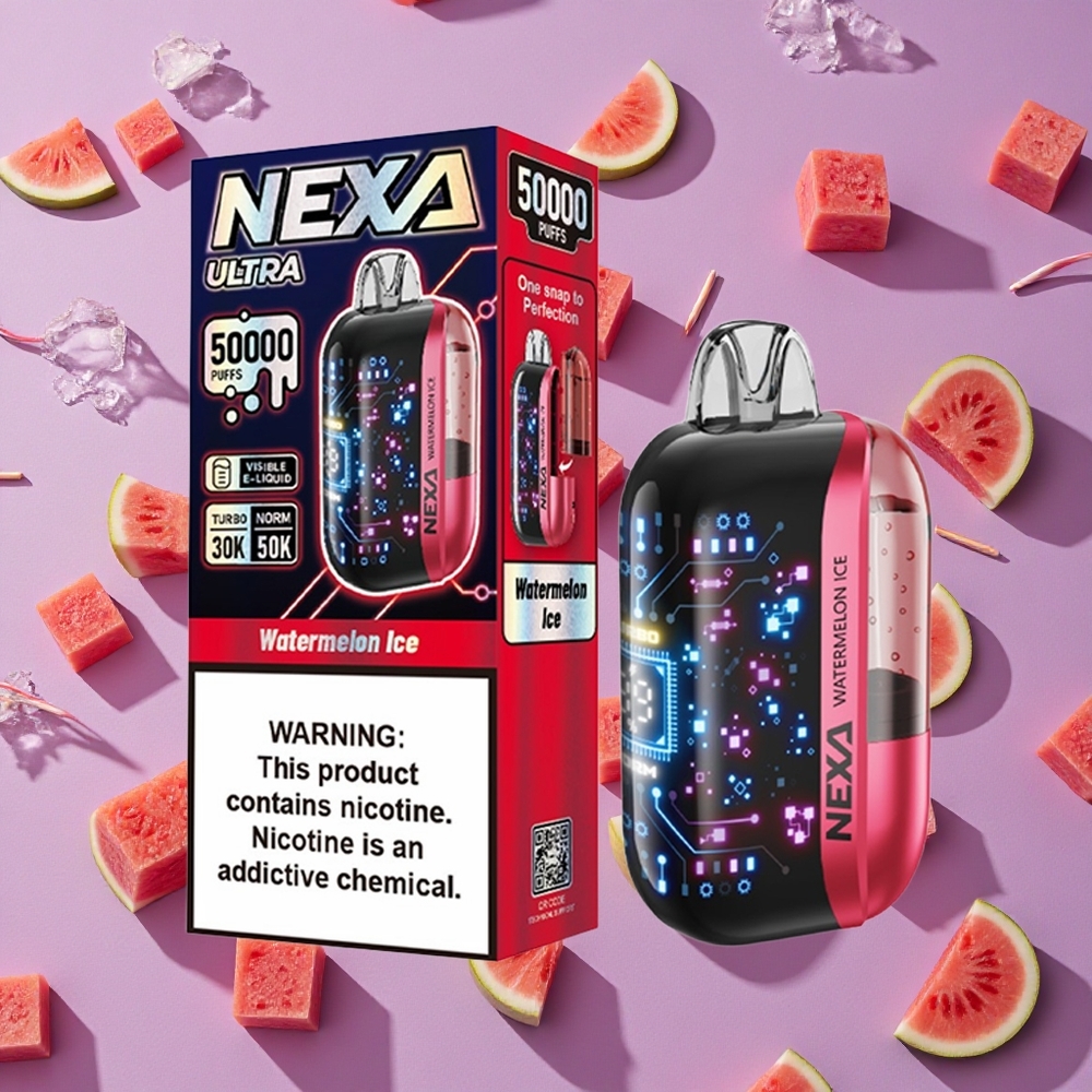 Watermelon Ice NEXA Ultra 50000 Puffs 5% Nicotine New Zealand wholesalers