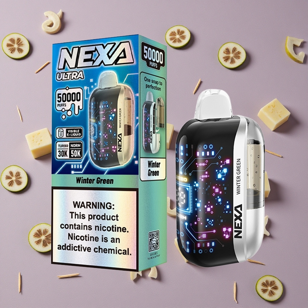 Winter Green NEXA Ultra 50K 20ml Prefilled 50000 Puffs New Zealand wholesalers