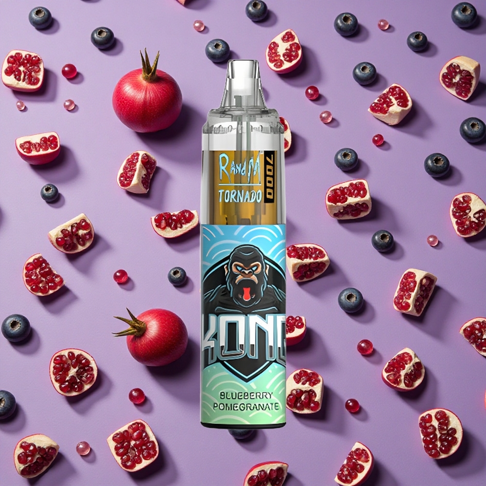 Blueberry Pomegranate RandM Fumot Tornado 7000 Puffs Mesh Coil New Zealand wholesalers