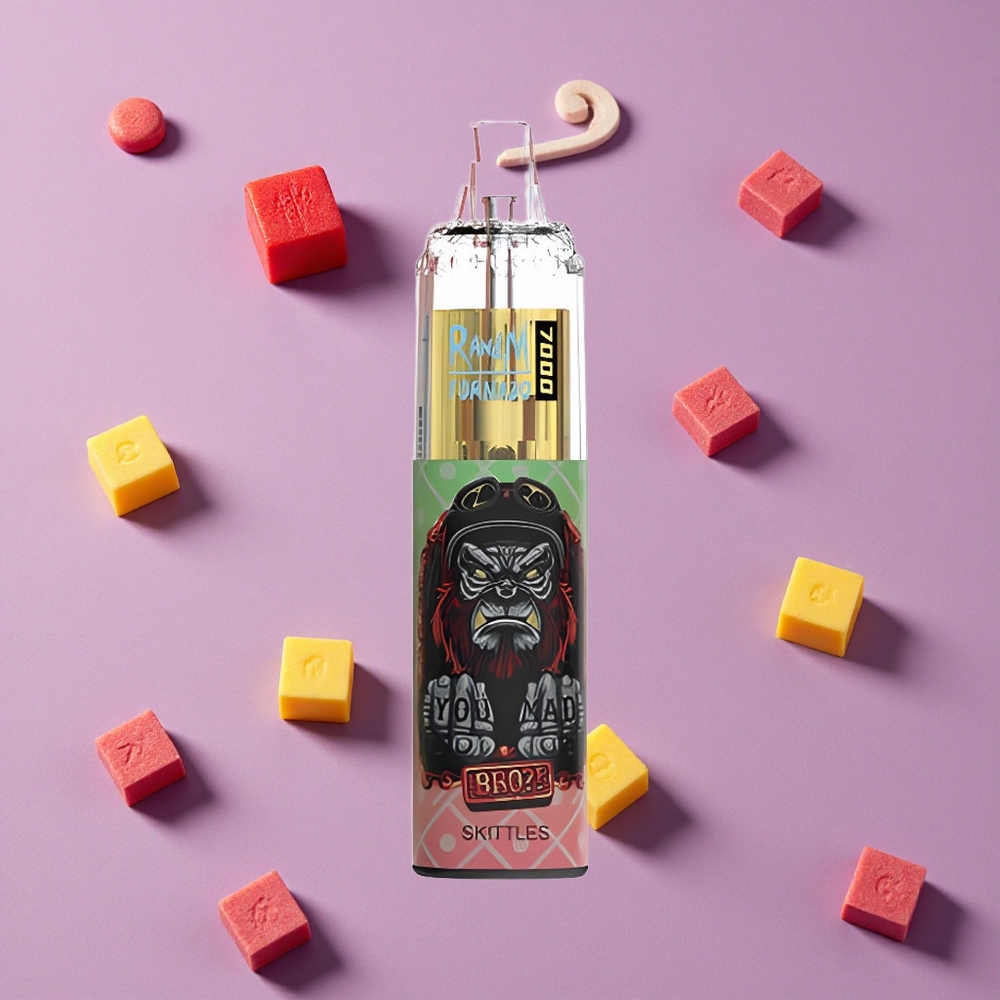 Skittles RandM Fumot Tornado 7000 Puffs 14ML E-liquid New Zealand wholesalers