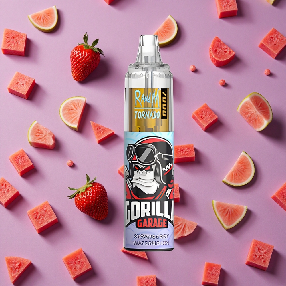 Strawberry Watermelon RandM Fumot Tornado 7000 Puffs Mesh Coil New Zealand wholesalers