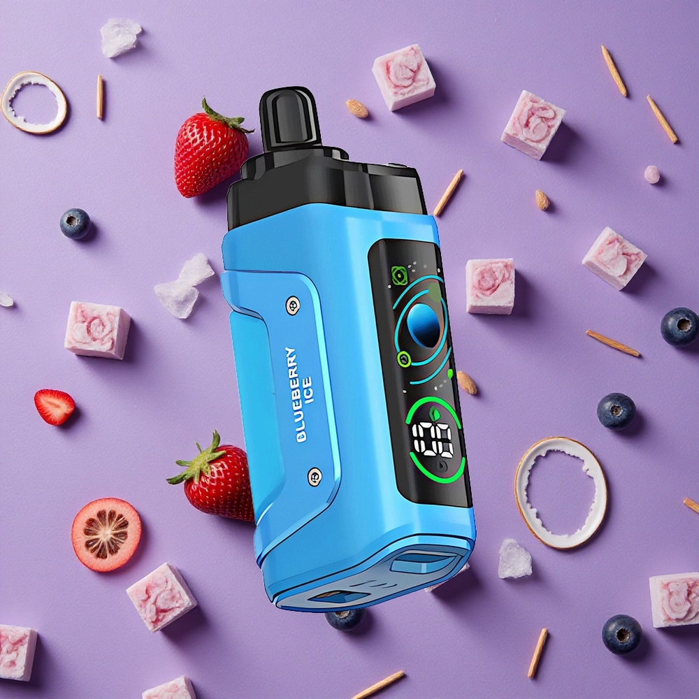 Blueberry Ice Razz Bar 45000 Puffs Adjustable Airflow New Zealand wholesalers