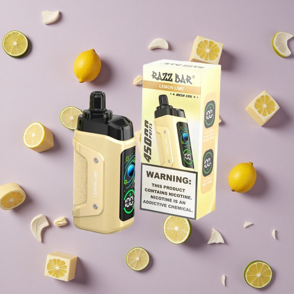 Lemon Lime Razz Bar 45000 Puffs Adjustable Airflow New Zealand wholesalers