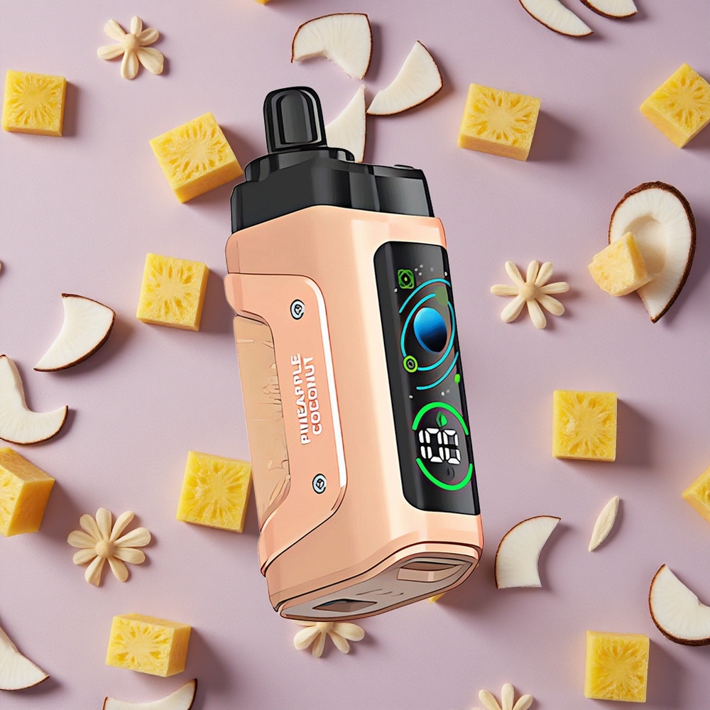 Pineapple Coconut Razz Bar 45000 Puffs Adjustable Airflow Type-C Rechargeable New Zealand wholesalers